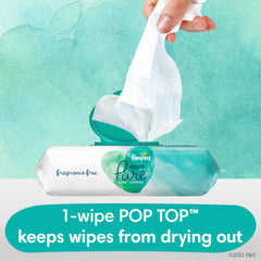 Pampers Aqua Pure Sensitive Baby Wipes 2X Pop-Top (112 Count)