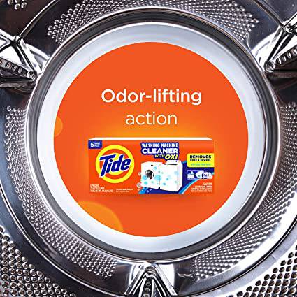 Washing Machine Cleaner by Tide for Front and Top Loader Washer Machines, 5ct Box - Zecoya