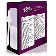 Women's Rogaine 2% Minoxidil Topical Solution for Hair Thinning and Loss, Topical Treatment for Women's Hair Regrowth, 3-Month Supply