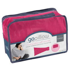 Kushies Bamboo GoPillow Wearable Breastfeeding Pillow, Berry