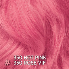 L'Oreal Paris Colorista Semi Permanent Hair Color for Blonde Hair, 350 Hot Pink, Pink Hair Dye, 4 fl oz