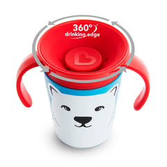 Munchkin Miracle 360˚ Trainer Cup, 6 Ounce, Polar Bear