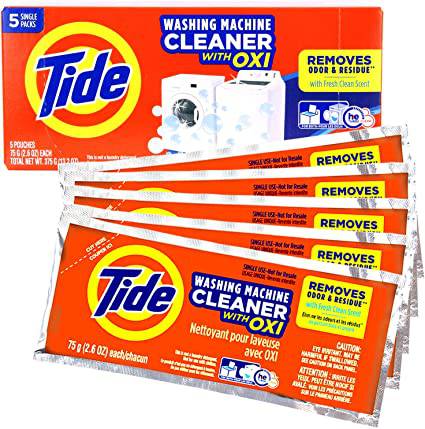 Washing Machine Cleaner by Tide for Front and Top Loader Washer Machines, 5ct Box - Zecoya