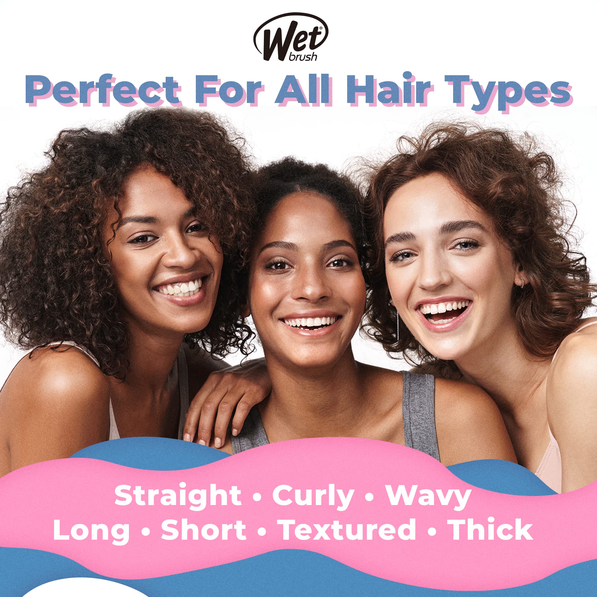 Wet Brush Original Detangler Brush - Llama, Happy Hair - All Hair Types - Ultra-Soft Bristles Glide Through Tangles with Ease - Pain-Free Comb for Men, Women, Boys & Girls