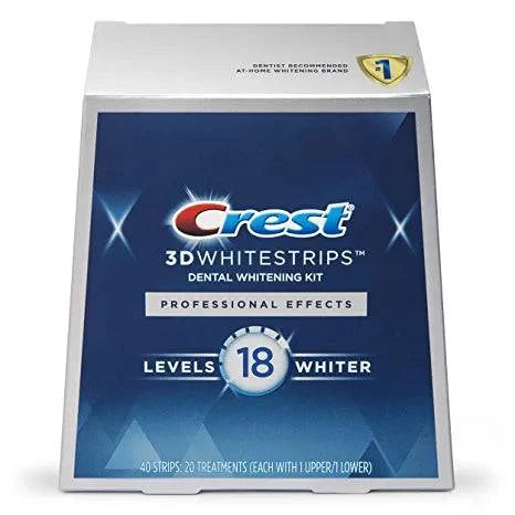 Crest 3D White Professional Effects Whitestrips Teeth Whitening Strips Kit