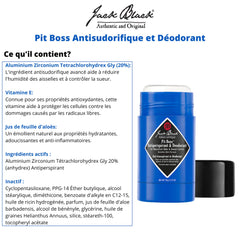 Jack Black - Pit Boss Antiperspirant and Deodorant, 2.75 oz