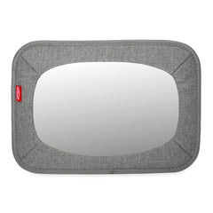 Shatterproof Rear Facing Backseat Baby Mirror, Grey