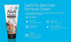 Nad's for Men Hair Removal Cream 6.8 oz