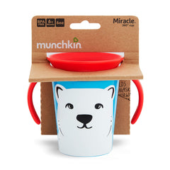 Munchkin Miracle 360˚ Trainer Cup, 6 Ounce, Polar Bear