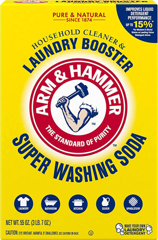 Arm & Hammer Super Washing Soda 55 oz. - Zecoya