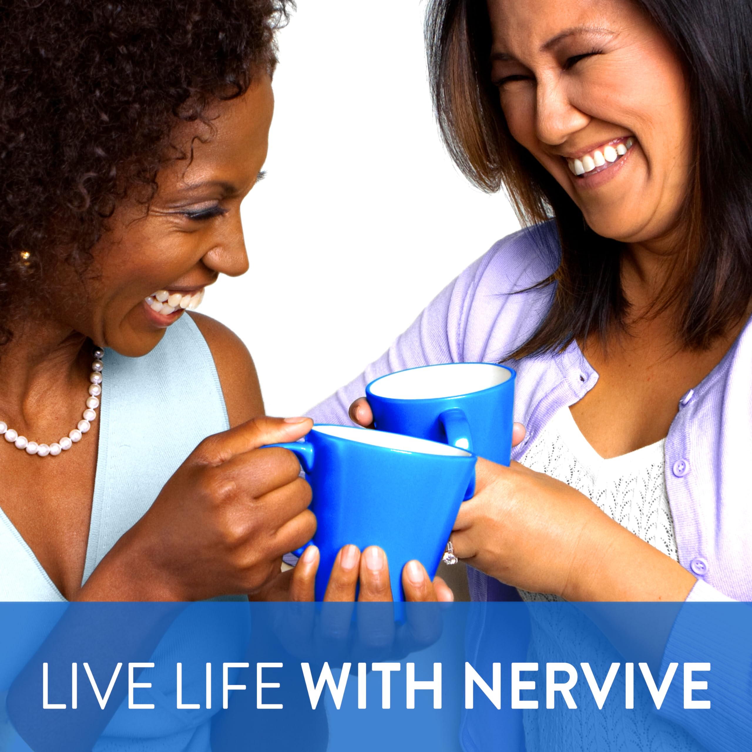 Nervive Nerve Relief, Helps Relieve Pain associated with Peripheral Neuropathy, Alpha Lipoic Acid ALA, Vitamins B1-Thiamine, B6, & B12, Turmeric, Ginger,30-Day Supply, 30 Ct