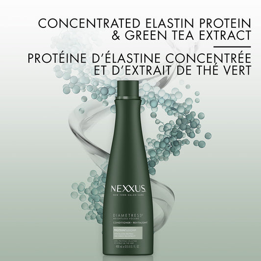 Nexxus Diametress Conditioner for fine and flat hair Weightless Volume with elastin protein and green tea 400 ml