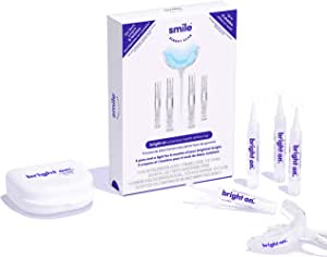 SmileDirectClub Teeth Whitening Gel Kit with LED Light - 4 Pack Pens - Professional Strength Hydrogen Peroxide - Pain Free and Enamel Safe - Up to 9 Shades Whiter in 1 Week