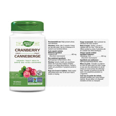 Nature's Way Cranberry Fruit Health Supplement, 100 Count