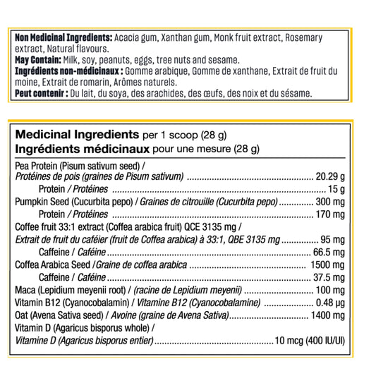 Vega Hello Wellness Spring in Your Step Protein Powder, Vanilla Cappuccino (14 Servings) Plant Based Vegan Protein Powder, 100mg Caffeine, Vitamin D, 390g (Packaging May Vary)