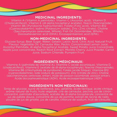 OLLY Prenatal Gummy Supplement with no artificial flavours and colours Sweet Citrus multivitamin to help support mommy and baby 30 day supply 60 gummies