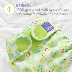 Bambino Mio Mioduo Cloth Diaper Cover, Apple Crunch, Size 1 (< 21lbs)