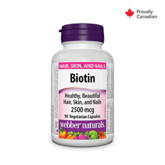 Webber Naturals® Biotin 2500 Mcg