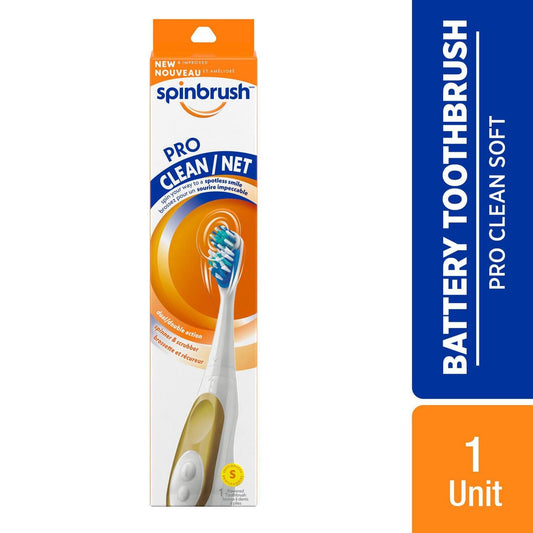 Spinbrush PRO CLEAN Toothbrush Soft - Zecoya