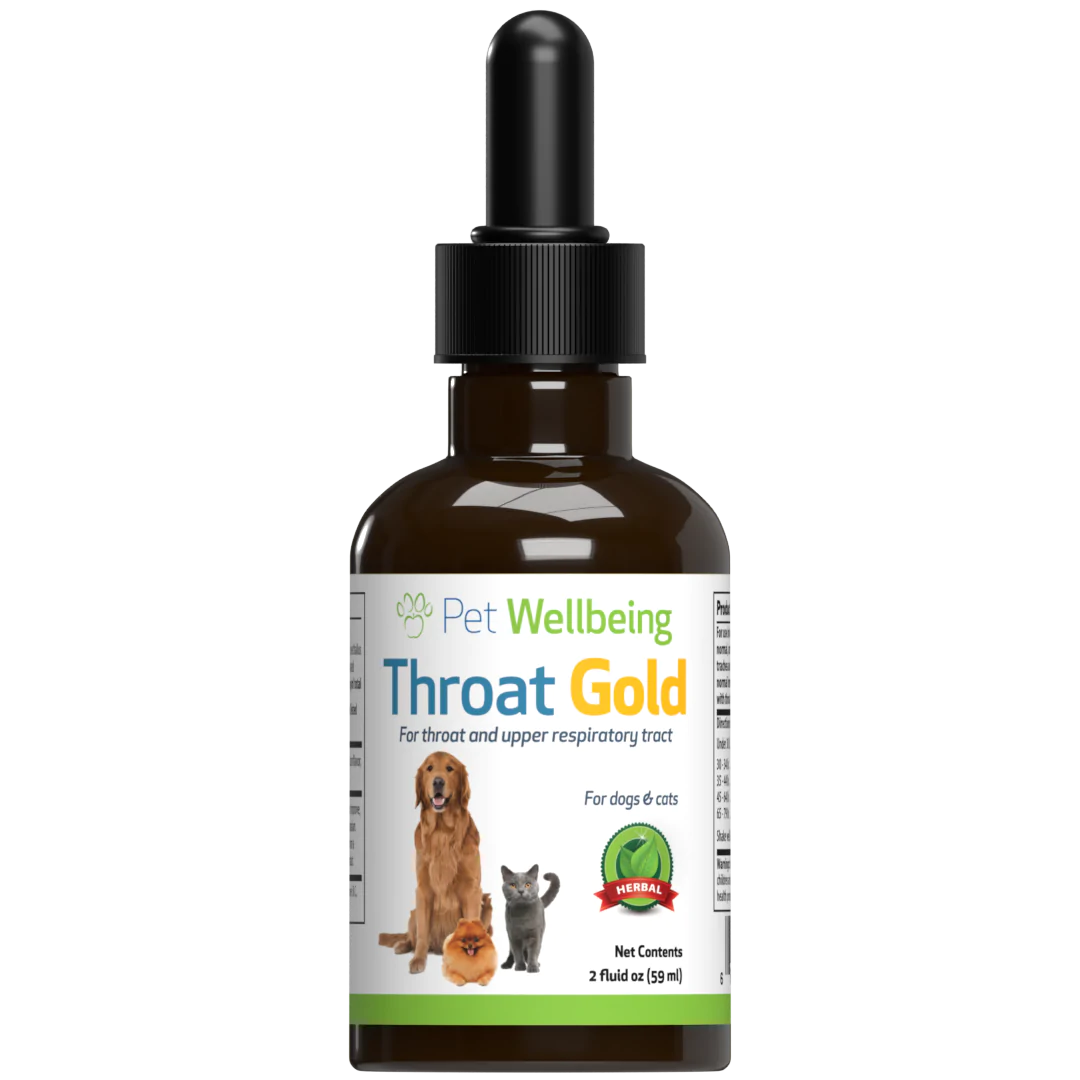 Throat Gold - Soothes Throat Irritation in Dogs - Pet WellBeing