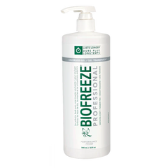 Biofreeze Professional Pain Relieving Gel, Topical Analgesic for Enhanced Relief of Arthritis, Muscle, & Joint Pain, NSAID Free Pain Reliever Cream, 32 oz with Pump