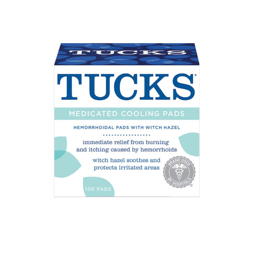 Coussinets de refroidissement médicamenteux Tucks