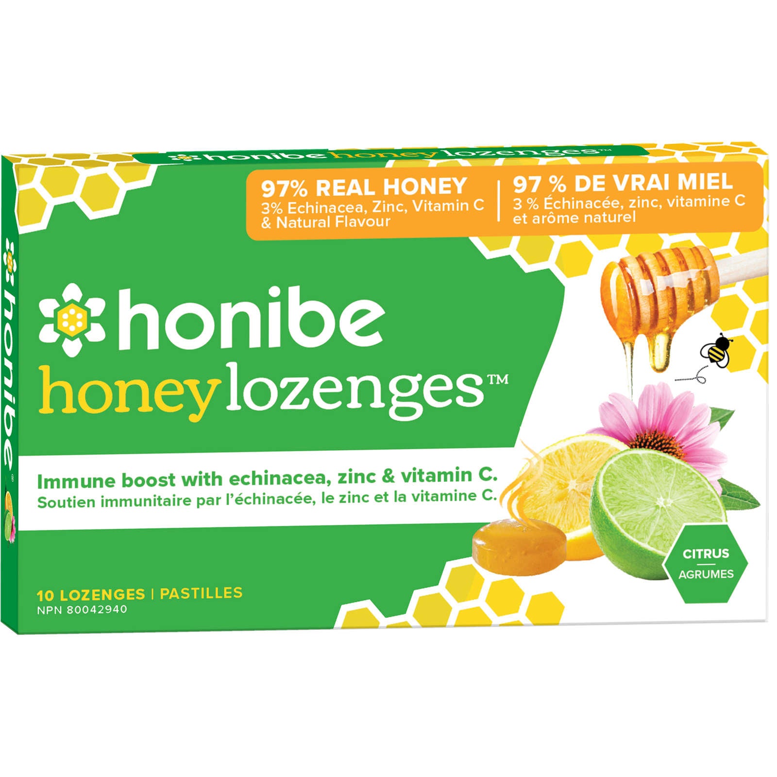 Honey Lozenges Lemon