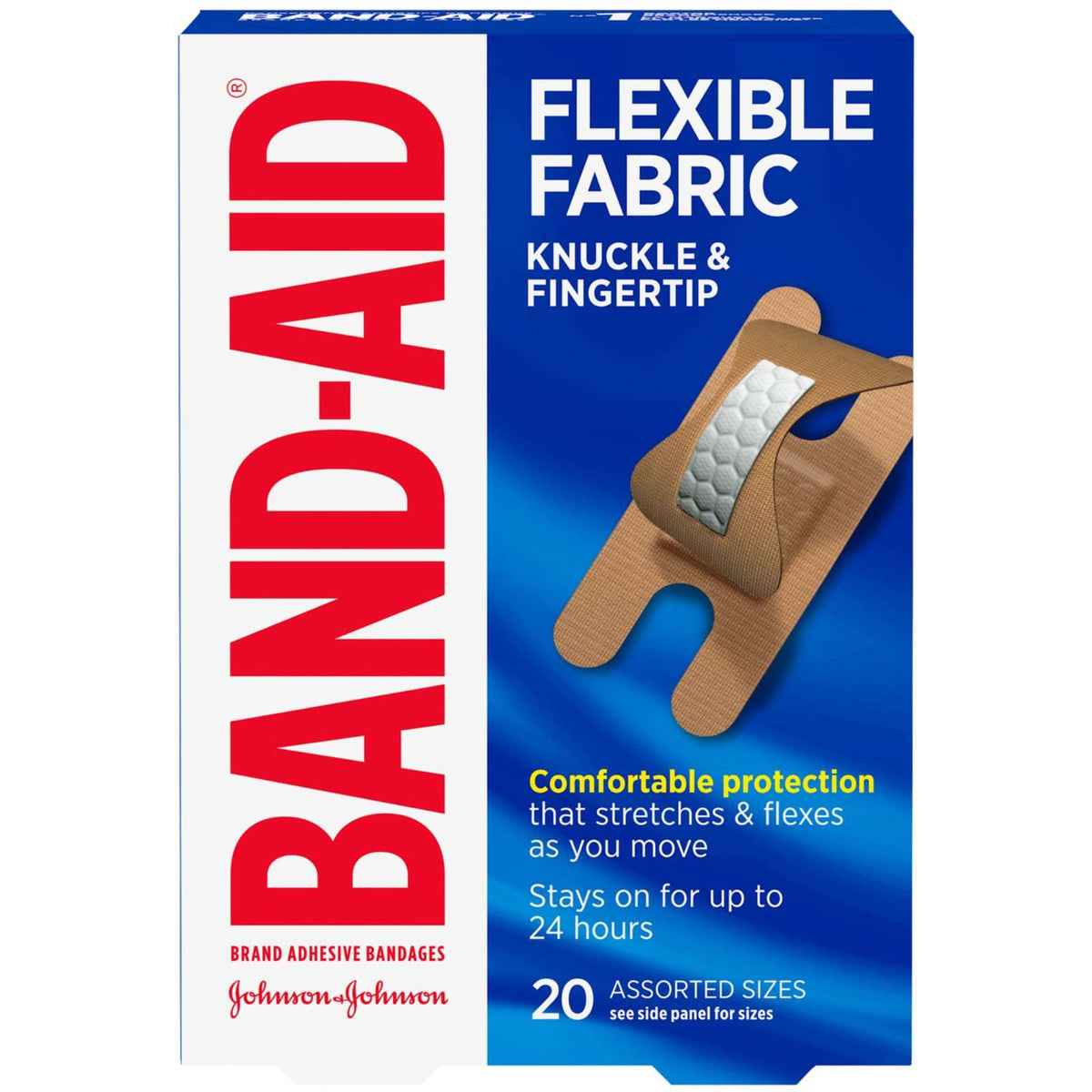 Flexible Fabric Adhesive Bandages, Knuckles & Fingertips - Zecoya