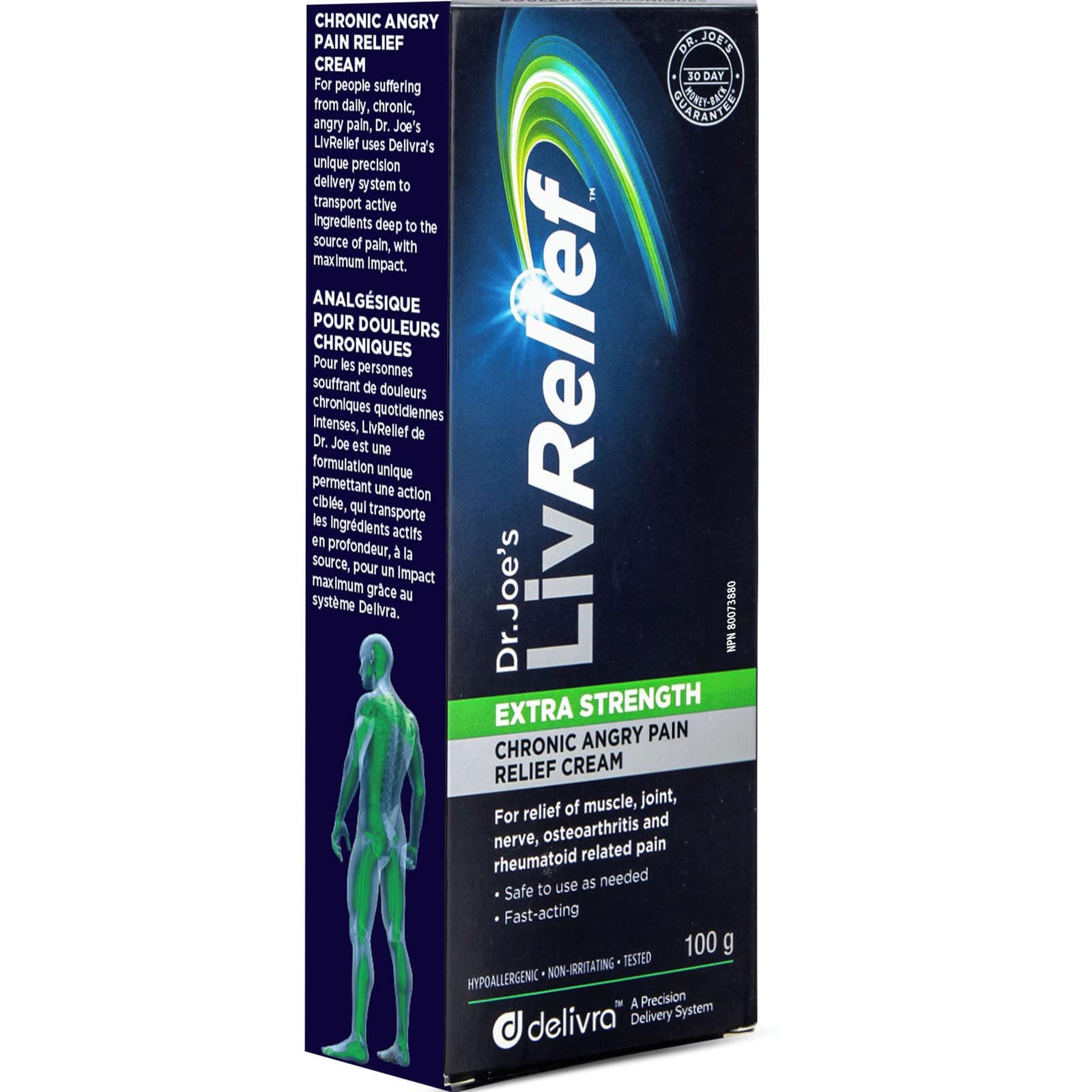 Livrelief Extra Strength Chronic Angry Pain Relief Cream 100g - Zecoya