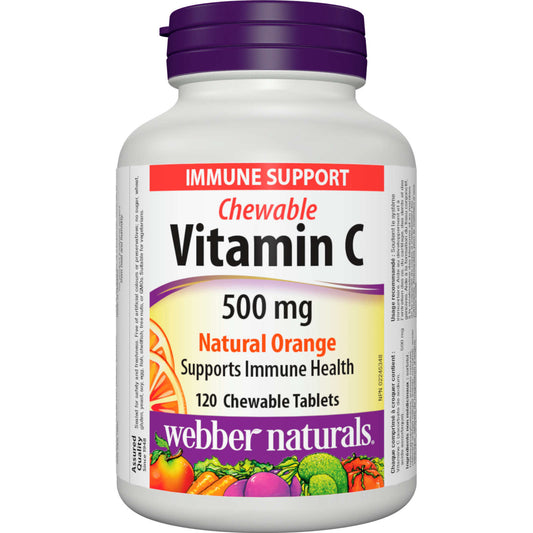 Vitamin C, 500mg Chewable Orange