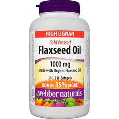 Flaxseed Oil 1000 mg Cold Pressed