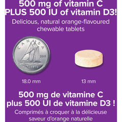Vitamin C+D3 500 mg / 500 IU Natural Orange