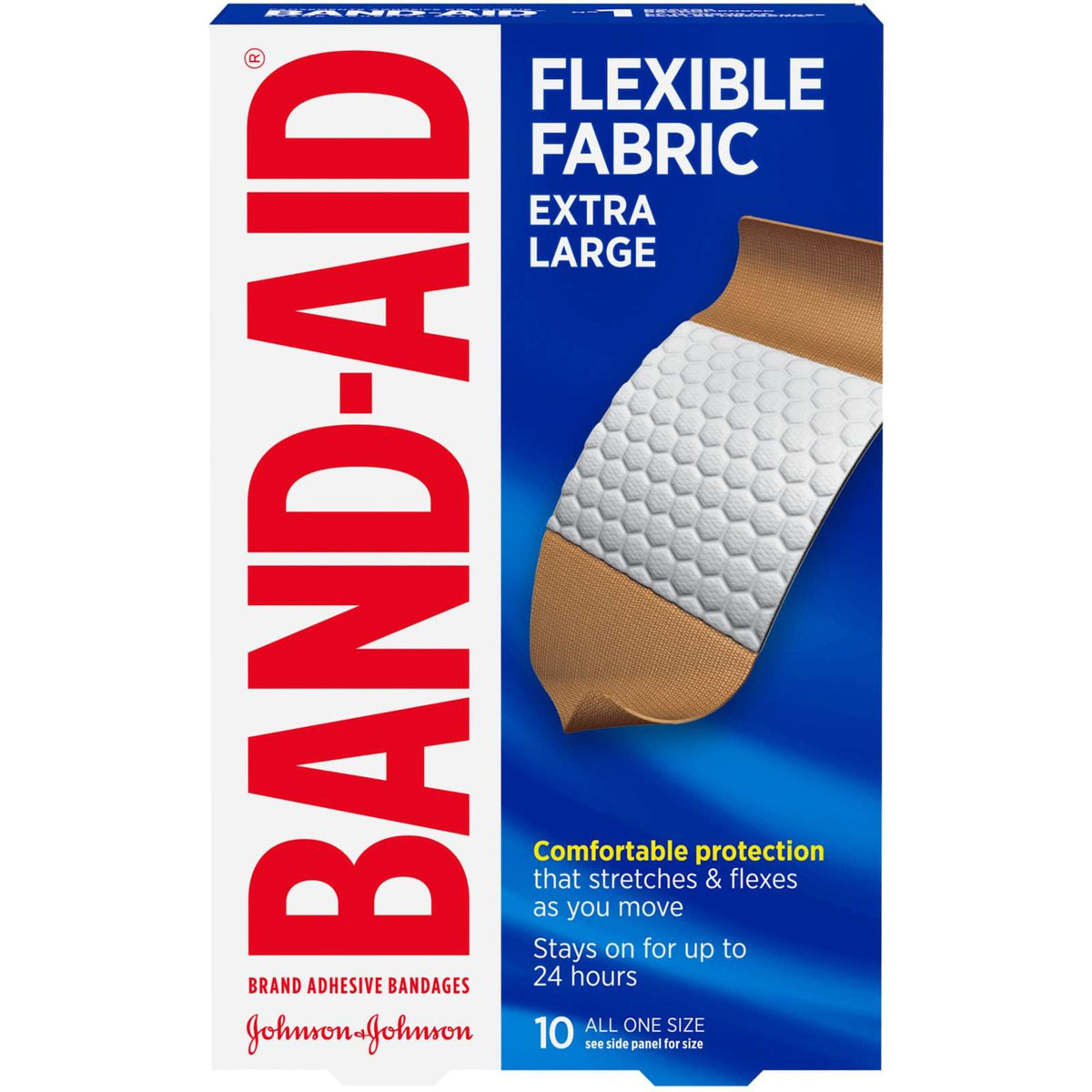 Flexible Fabric Adhesive Bandages, Extra Large - Zecoya