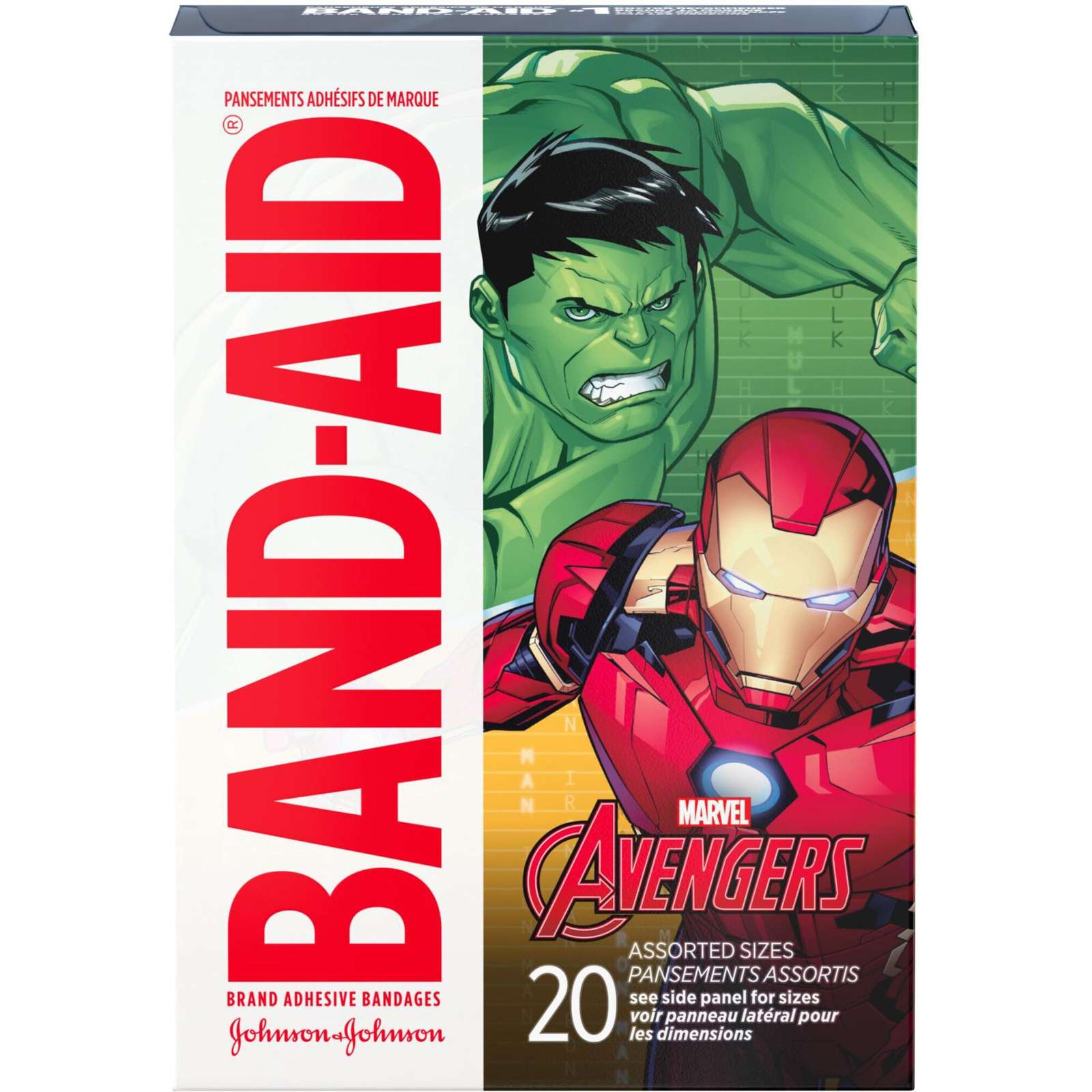 Adhesive Bandages for Kids, Marvel Avengers - Zecoya